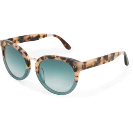TOMS Yvette Sunglasses in Cream Tort Teal Fade