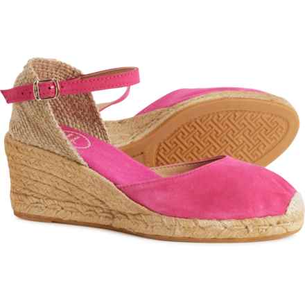 Toni Pons Made in Spain Lloret Sandals - Suede (For Women) in Fuchsia