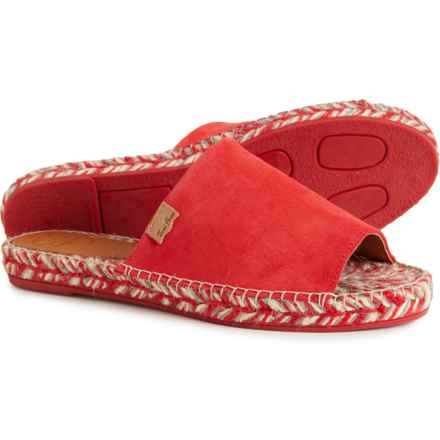Toni Pons Made in Spain Rita Slide Sandals - Suede (For Women) in Raspberry/Gerd