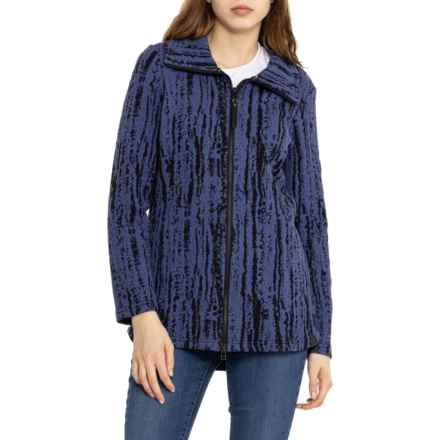 TONIA DEBELLIS Denver Jacket in Wisteria/Black