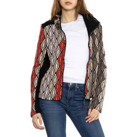 TONIA DEBELLIS Ruby Jacket in Taupe Multi