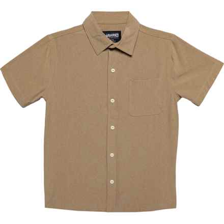 Tony Hawk Big Boys Hybrid Button-Up Shirt - Short Sleeve in Htkha