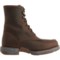 1XKNC_3 Tony Lama 8” Lacer Moc Toe Work Boots - Steel Safety Toe, Waterproof, Leather, Wide Width (For Men)