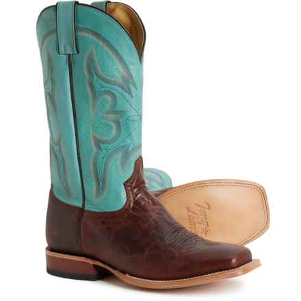 Tony Lama Cabra Western Boots - 13”, Square Toe, Leather (For Men) in Honey