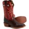 Tony Lama Ronan 11” Western Boots - Leather (For Men) in Chocolate