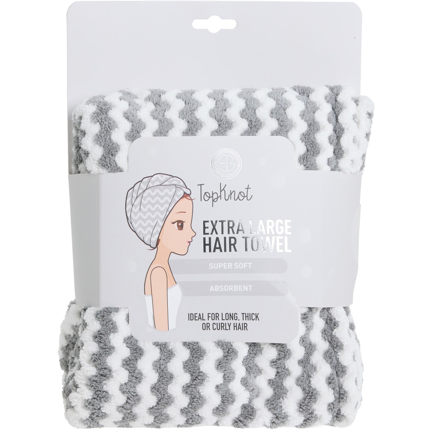 Topknot Extra Large Hair Towel - Save 33% display picture 3