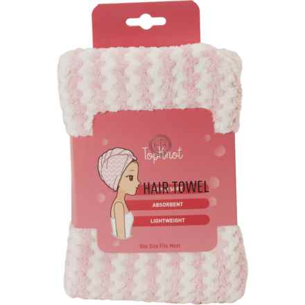 Topknot Hair Towel - 23.25x10” in Multi