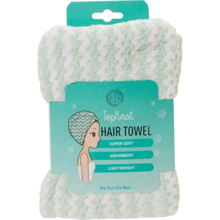 Topknot Hair Towel - 23.25x10” in Multi
