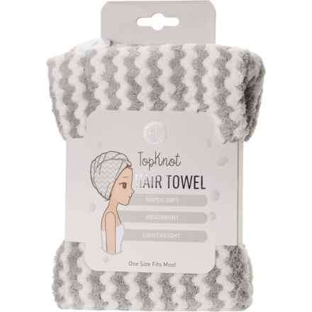 Topknot Hair Towel - 23x11” in Multi