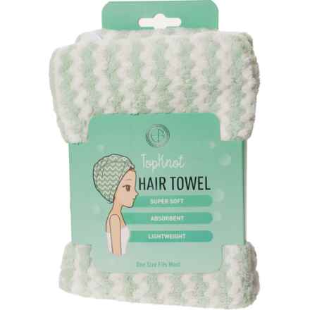 Topknot Hair Towel - 23x11” in Multi