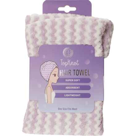 Topknot Hair Towel - 23x11” in Multi