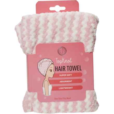 Topknot Hair Towel - 23x11” in Multi
