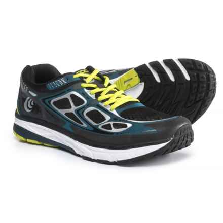 Topo Athletic: Average savings of 54% at Sierra Trading Post Topo Athletic Magnifly Running Shoes (For Men) in Black/Navy - Closeouts