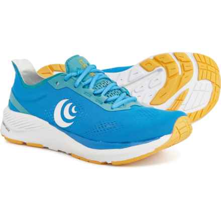 Topo Cyclone Running Shoes (For Women) in Sky / Gold