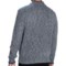 9016A_2 Toscano Aqua by  Button Mock Neck Sweater - Wool Blend (For Men)