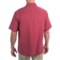 6822W_2 Toscano Silk Blend Diamond Print Shirt - Short Sleeve (For Men)