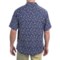 6822U_2 Toscano Silk Blend Floral Print Shirt - Short Sleeve (For Men)