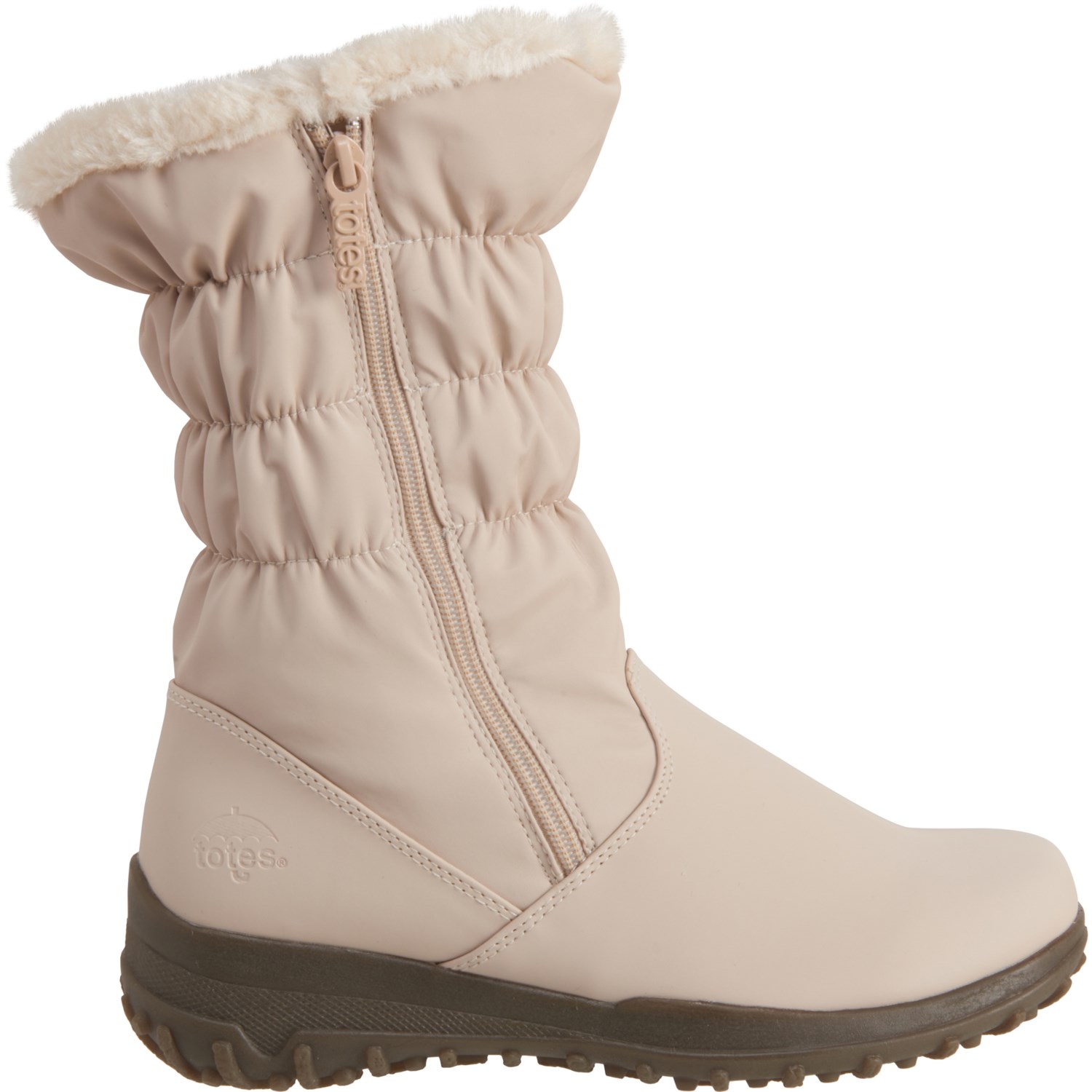 totes men's state waterproof side zip snow boot