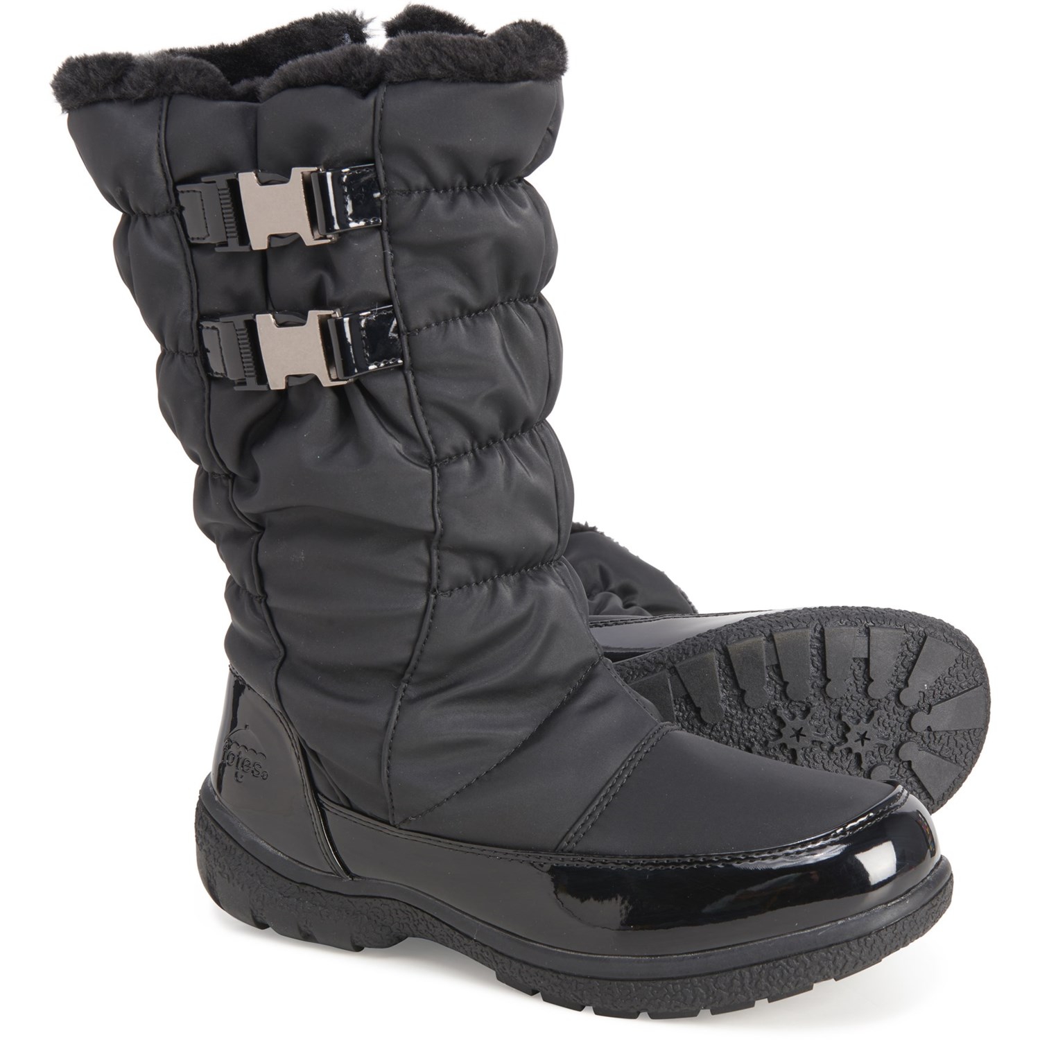 totes Two-Buckle Winter Boots (For 