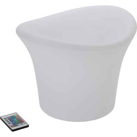 Rechargeable Color-Changing Light-Up Beverage Tub - 4 qt. in White