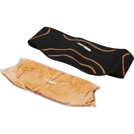 TRAKK Copper Hot and Cold Lower Back Enhanced Relief Wrap in Black