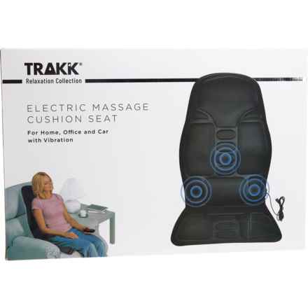 TRAKK Electric Massage Cushion Seat in Black