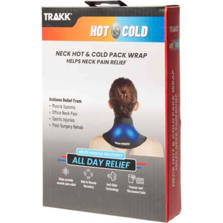 TRAKK Hot and Cold Neck Pack Wrap in Black/Blue
