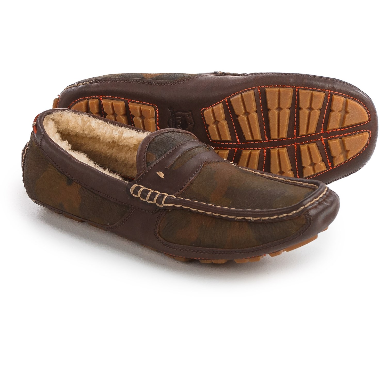 Trask Derek Driving Shoes – Leather, Shearling Lined (For Men)