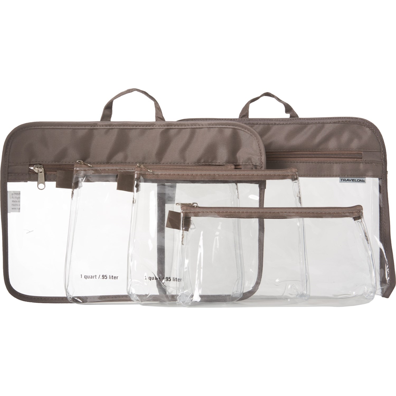 Travelon Clear Packing Pouches Set of 5 Save 33