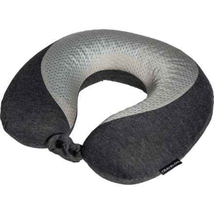 Travelon Cooling Gel Memory-Foam Travel Neck Pillow in Charcoal