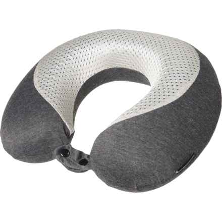 Travelon Cooling Gel Memory-Foam Travel Neck Pillow in Gray