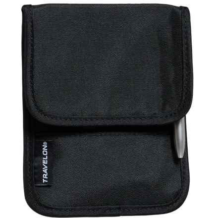 Travelon Folded Boarding Pass Holder in Black