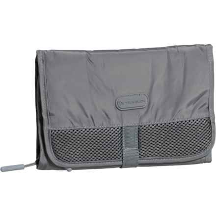 Travelon Packing Intelligence (PI) Shine On Compact Trifold Toiletry Case - Graphite in Graphite