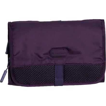 Travelon Packing Intelligence (PI) Shine On Compact Trifold Toiletry Case - Purple in Purple