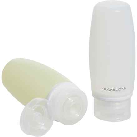 Travelon Smart Silicone Tubes - 2-Pack, 3 oz. in Green/Clear