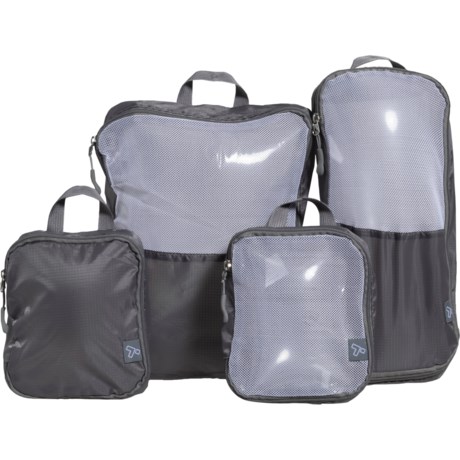 Travelon Soft Packing Cubes - Set of 4, Charcoal in Charcoal