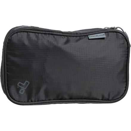 Travelon Trifold Compact Hanging Toiletry Kit - Charcoal in Charcoal