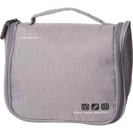 Travelon World Travel Essential Hanging Toiletry Kit in Graphite