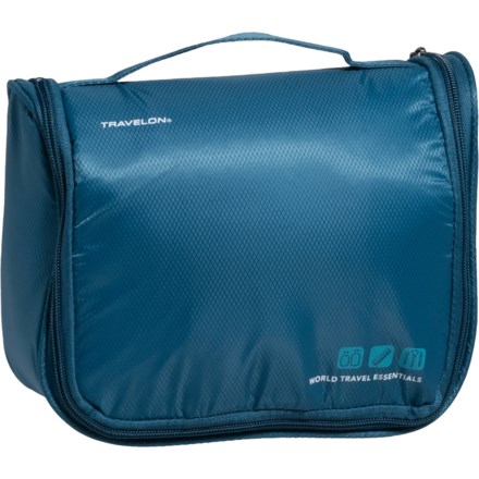 Travelon World Travel Essential Hanging Toiletry Kit - Peacock Teal in Peacock Teal