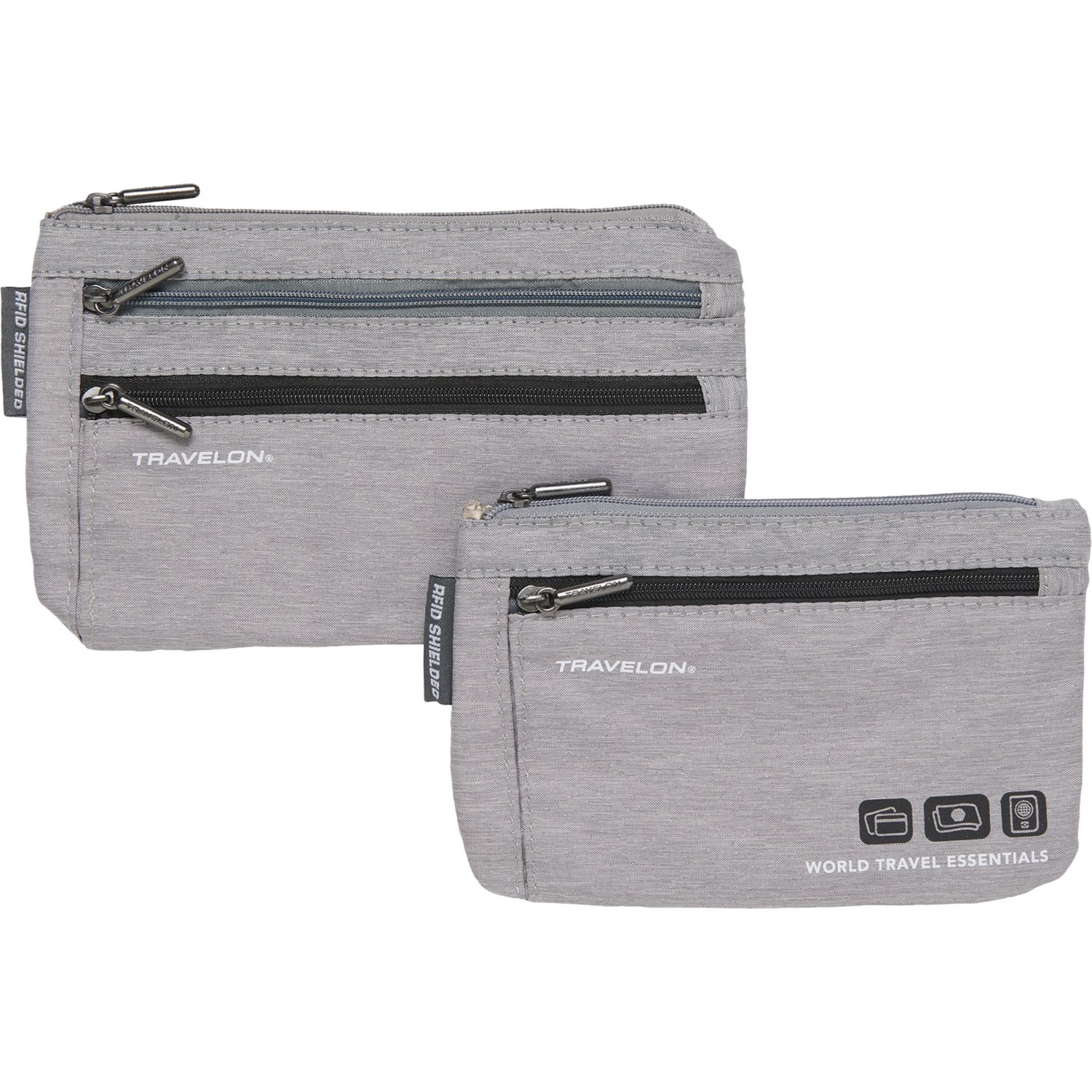 Travelon World Travel Essentials Currency and Passport Organizer Set