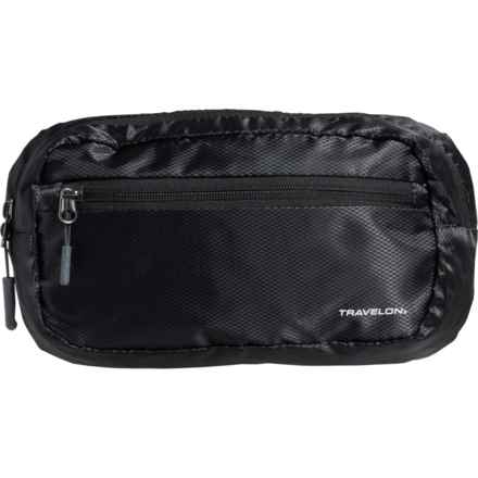Travelon WTE Convertible Crossbody Sling and Waist Pack in Black