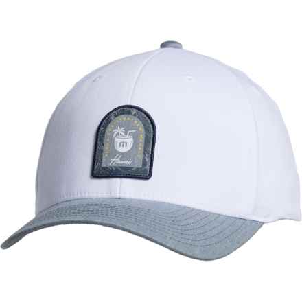 TRAVIS MATHEW Coral Baseball Cap in White