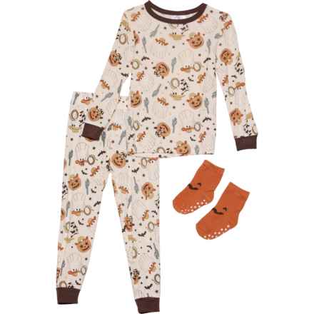 TRES BEAU ET BELLE Toddler Boys Halloween Cowboy Pajamas - 3-Piece, Long Sleeve in Multi