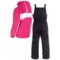 8464Y_2 Trespass Chamonix Ski Jacket and Bib Overall Suit - Waterproof, Insulated (For Kids)