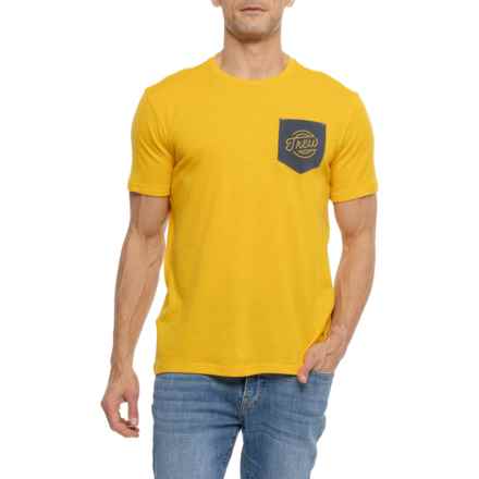 Trew Gear Lightweight Pocket T-Shirt - Merino Wool, Short Sleeve in Yellow