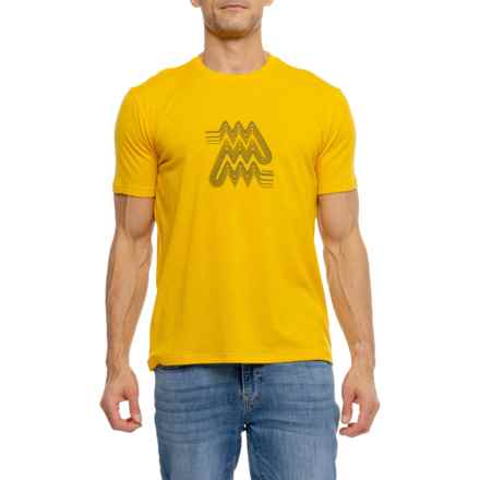 Trew Gear Lightweight Vibrations T-Shirt - Merino Wool, Short Sleeve in Yellow