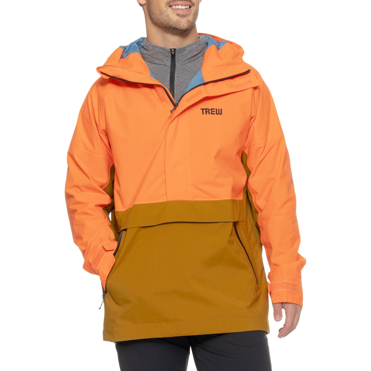 Trew Gear Popover Ski Jacket - Waterproof, RECCO®, Zip Neck - Save 64%