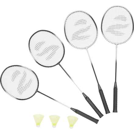 Triumph Four-Player Badminton Racket Set in Multi