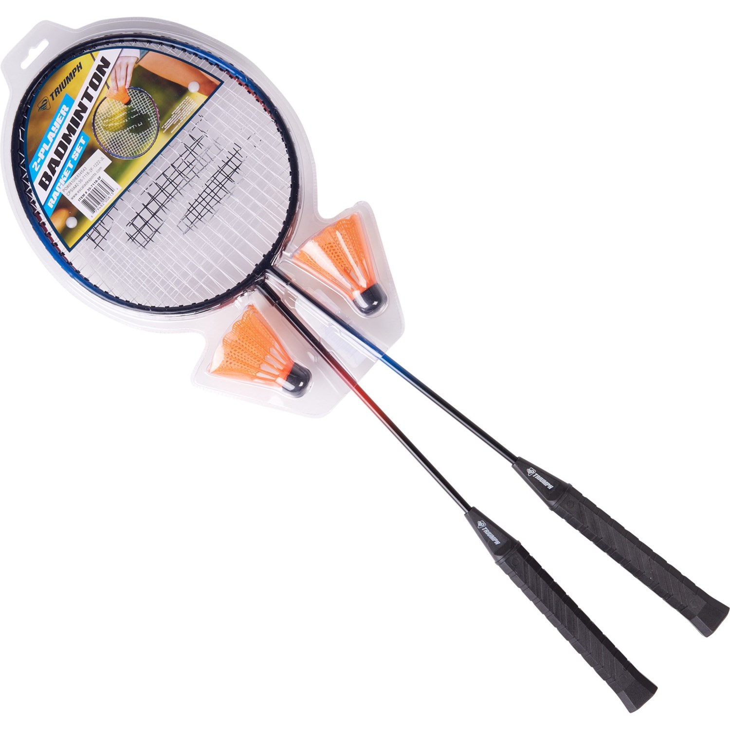 Triumph Two-Player Badminton Racket Set