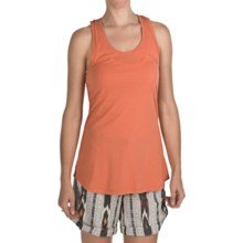 True Grit 40’s Cotton Jersey Racer Tank Top (For Women) in Tangerine - Closeouts